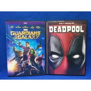 DVD lot of 2 Gaurdians of the Galaxy and Deadpool